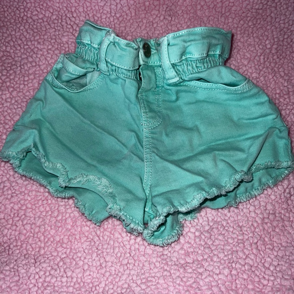 Zara Stretchy Denim Shorts